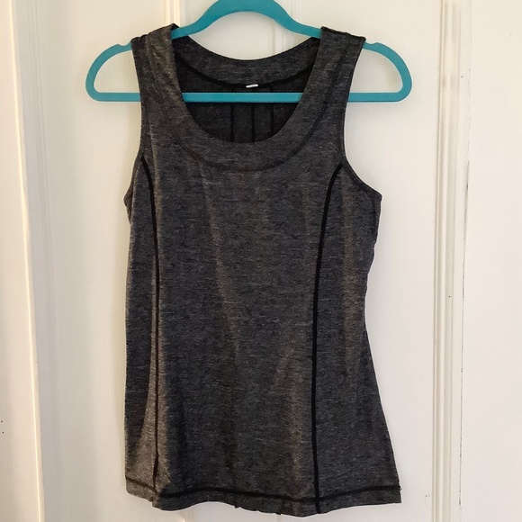 lululemon athletica Tops - Lululemon Black Heather Tank M